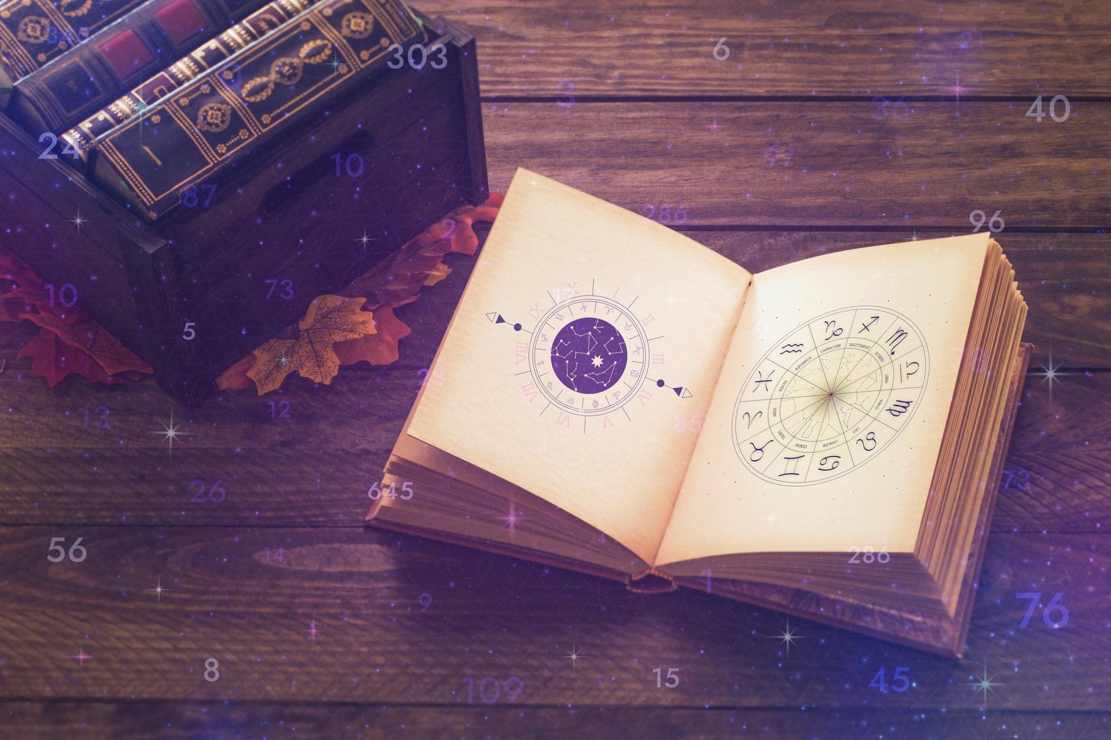 numerology-collage-concept